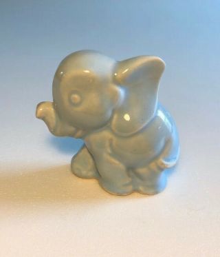 Shawnee Pottery Elephant Figure Figurine Mini Miniature Vintage