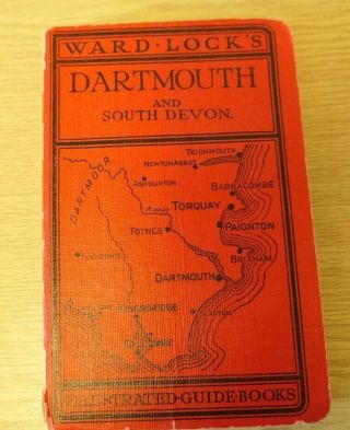 Vintage Book - Ward Lock Red Guide to Dartmouth and South Devon - with maps 3