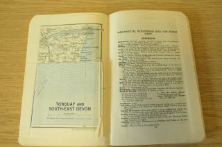 Vintage Book - Ward Lock Red Guide to Dartmouth and South Devon - with maps 5