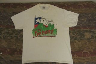 Vintage The Back Yard With Willie Nelson And Family Signed Tshirt 90s 2xl