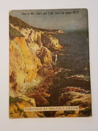 How to Draw and Paint Seascapes Vintage Walter Foster Art Book 9 2