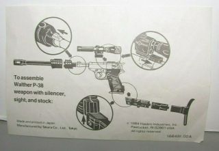 Vintage Megatron G1 Assembly Instructions Rare Look