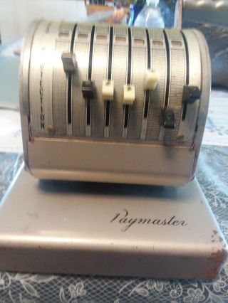 Vintage Paymaster Series X - 550 Check Scale Writer