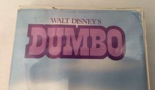 Dumbo Vintage Walt Disney ' s VHS Black Diamond Series Video Tape Movie,  Ears Up 2