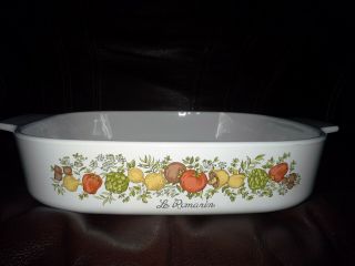 Vintage Corning Ware Spice Of Life Le Romarin A - 10 - B 10 "
