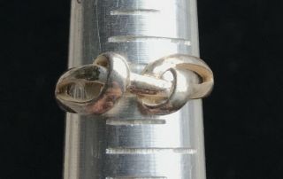 Vintage Sterling Silver 925 Modernist Ring Size: 10 Marked Bb M023