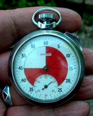 Vintage 1950s Smiths Referees Pocket Watch