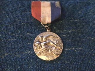 Vintage 1969 Cold Spring Harbor Beach Club York Swimming Medal Ribbon Cshbc