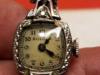 Vintage Ladies Bulova 17 Jewel Watch 10k Gold Filled 5th Avenue York