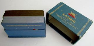 Vintage C.  1931 Easibid Double Deck Playing Cards By E.  E.  Fairchild Corp.