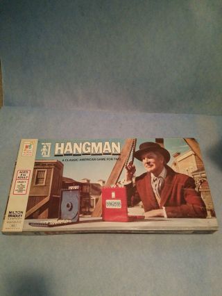 Vintage 1976 Milton Bradley Vincent Price Hang Man Hangman Board Game - Complete