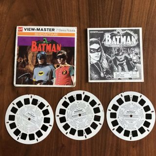 Vintage View - Master 1966 Batman Tv Series Discs B4921,  B4922,  B4923 & Book
