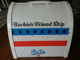 Vintage Barbie United Friend Ship Plane With Serving Cart & Accessories - 1970s