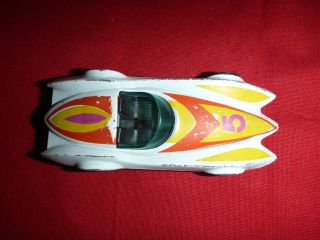 Vintage 1975 Hot Wheels Second Wind Speed Racer Blackwall 5 Toy Race CAR 3