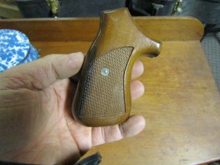 Ruger Factory Security 6 Six Revolver Wood Grips - Vintage