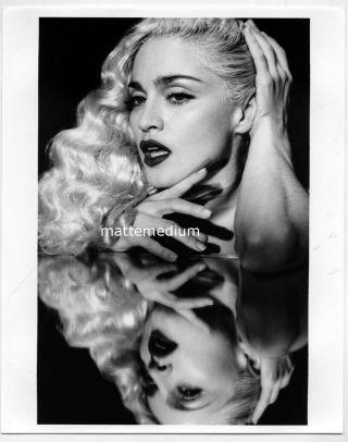 M27b Madonna Vogue Video - Vintage 1990s Black White 8x10 Photo =ritts Fincher=