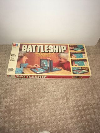 Battleship Game Vintage 1978 Milton Bradley W/ Box