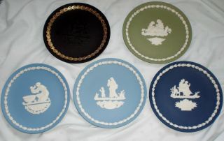 5 Vintage Wedgwood Mother’s Day Plates: 1971,  1972,  1973,  1974,  And 1975