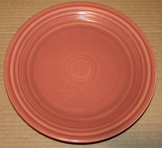 Vintage Fiestaware Rose Luncheon Plates 9 &1/4 Inches.  With Back Stamp