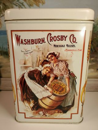 Advertsing Minneapolis Minnesota Washburn Crosby Co Gold Medal Flour Vintage Tin