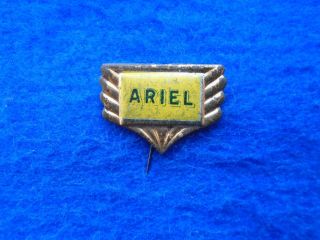Vintage Ariel Motorcycle Tin Lapel Badge,  Motorbikes