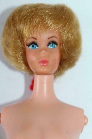 Mattel Vtg 1967 Pull - String Barbie Doll Blue Eyes Blonde Hair Parts & Repair