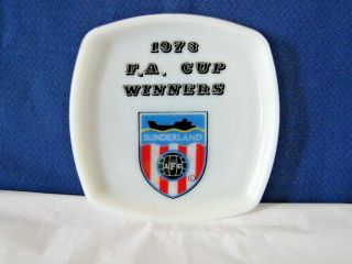 Vintage Sunderland Afc Fa Cup Final Winners 1973 Small Plate