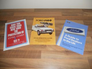 Vintage Ford P100 Pick Up Owners Operating Guide Pack
