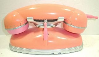 Teen Vintage Style Grand Cordless Phone Pink 3