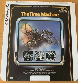 Vintage The Time Machine Movie Ced Selectavision Video Disc Rare Rod Taylor