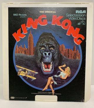 Vintage 1933 The King Kong Movie Ced Selectavision Video Disc Rare