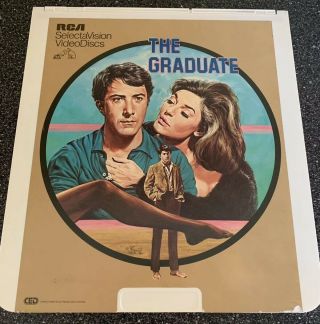 Vintage The Graduate Movie Ced Selectavision Video Disc Rare Dustin Hoffman