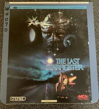 Vintage The Last Starfighter Movie Ced Selectavision Video Disc Rare