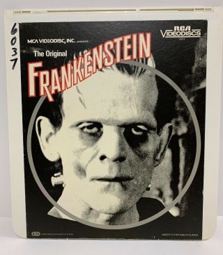 Vintage 1931 The Frankenstein Horror Ced Selectavision Video Disc Rare