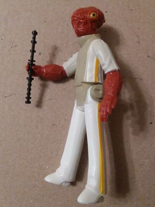 Admiral Ackbar Return Of The Jedi Figure,  Vintage With Accessory 1982 Star Wars