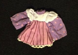 Strawberry Shortcake 1984 Party Pleaser Plum Puddin’s Dress Only 
