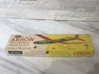 Guillows Arrow Balsa Wood Flying Model Kit No.  702 Vintage Model Airplane Kit