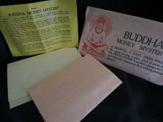 Vintage Buddha Money Mystery Magic Trick By S.  S.  Adam 
