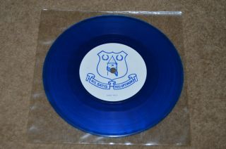 Everton Fc Forever Ever - Ton Vintage Blue Vinyl Record 7 " Single