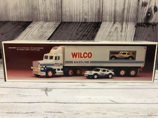 Vintage 1993 Wilco Gasoline Toy Truck With Lights And Friction Racer (w3
