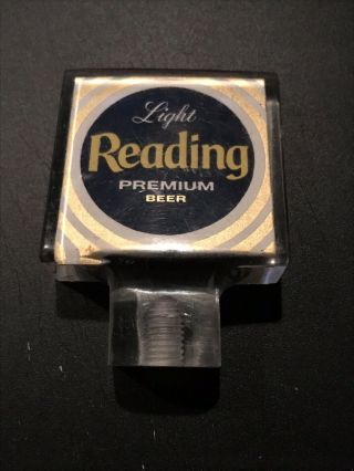 Old Bar Vintage Reading Premium Beer Advertising Beer Tap Handle Reading,  Pa.