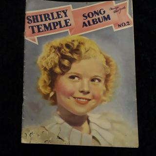 1936 Vintage Sheet Music Shirley Temple Song Book 2 By Movietone
