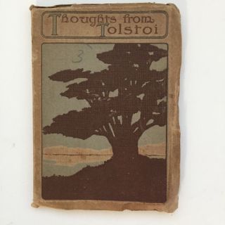 Miniature Vintage Sesame Booklet Thoughts From Tolstoi Leo Elsie E Morton