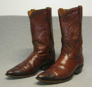 Vintage Acme Western Cowboy Leather Boots Men 
