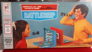 Battleship Game Vintage 1971 America 