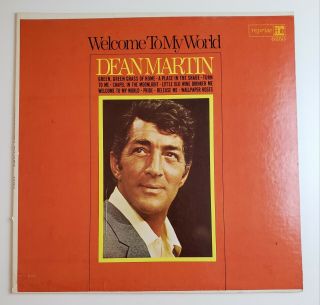 Dean Martin - Welcome To My World Lp 1967 King Of Cool Rat Pack Reprise 6250 Vtg