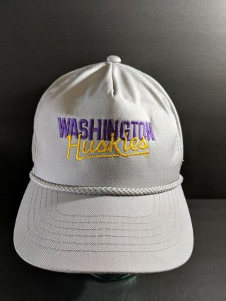 Vtg Washington Huskies Uw Top Of The World Trucker Hat Cap Adjustable Ncaa