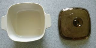Vintage " Symphony " Corning Ware Casserole Dish A - 1 1/2 - B 1.  5 Liter With Lid