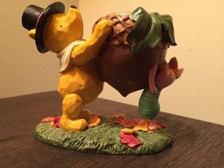 Disney Winnie The Pooh And Piglet Ceramic Candle Holder - Vintage
