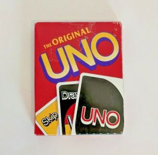 Vintage Uno Card Game - Mattel - - 1995